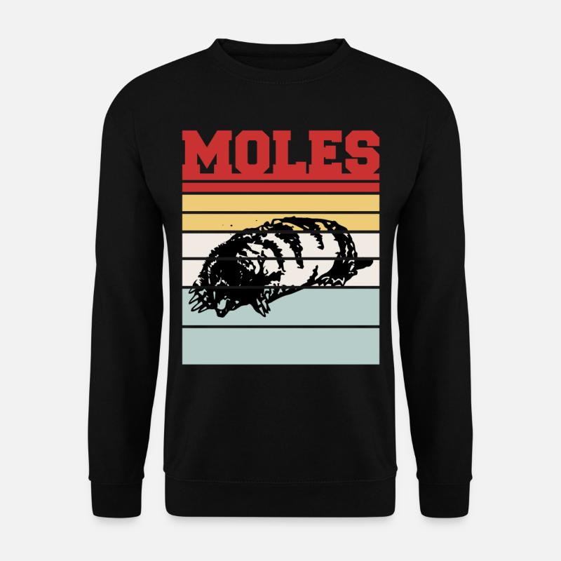 MOLES - Unisex Sweatshirt - black