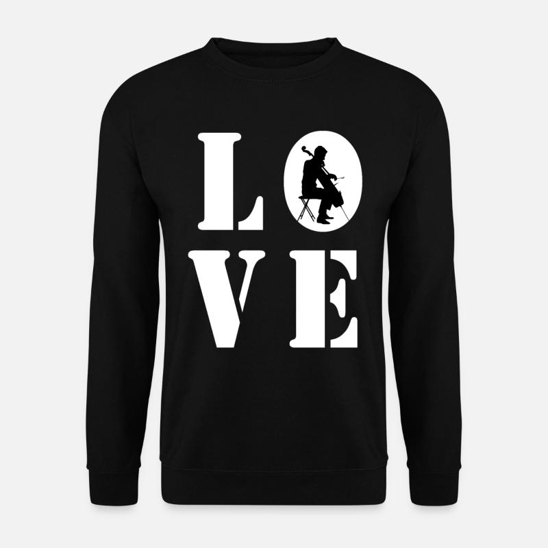 LOVE CELLO - Unisex Sweatshirt - black