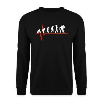 Tango Heartbeat - EVOLUTION OF TANGO - Unisex Sweatshirt - black - Front - Alina (178cm) & Michal (187cm)