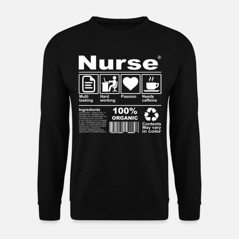 Nurse - Unisex Sweatshirt - black