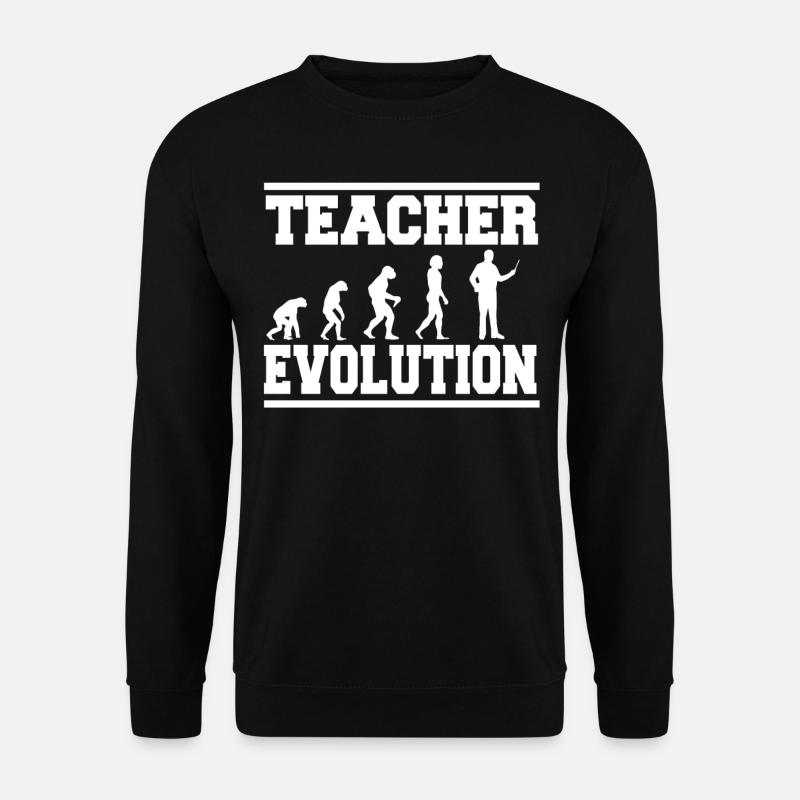 TEACHER EVOLUTION tee shirt - Unisex Sweatshirt - black