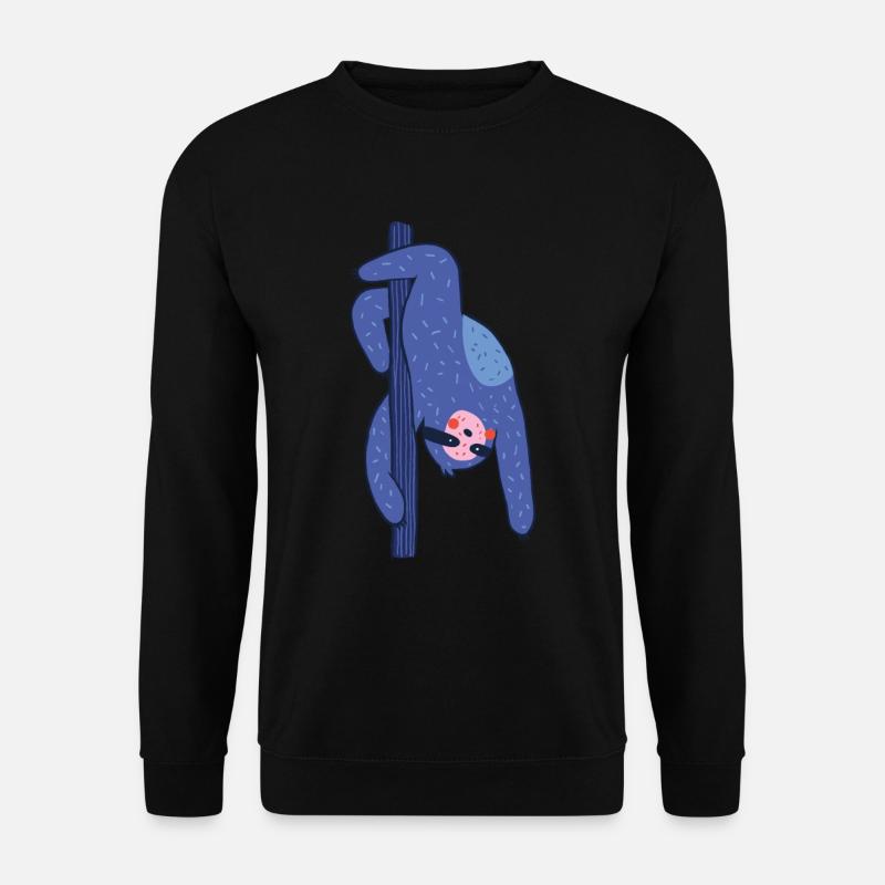 Pole Dance Faultier - Unisex Pullover - Schwarz