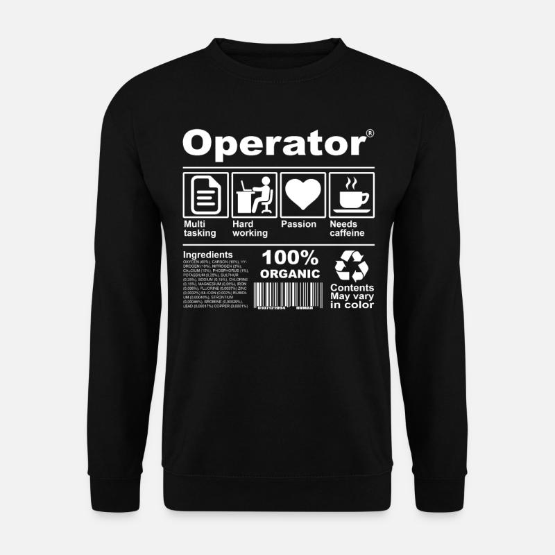 operator - Unisex Sweatshirt - black