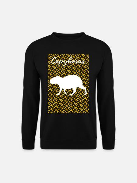 Pet Capybara tshirt - Unisex Sweatshirt - black