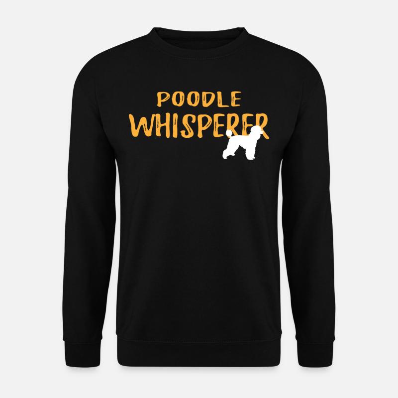 Poodle Whisperer Graphic Tshirt - Unisex Sweatshirt - black