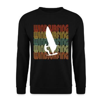 WINDSURFING - Unisex Pullover - Schwarz - Vorne - Alina (178cm) & Michal (187cm)