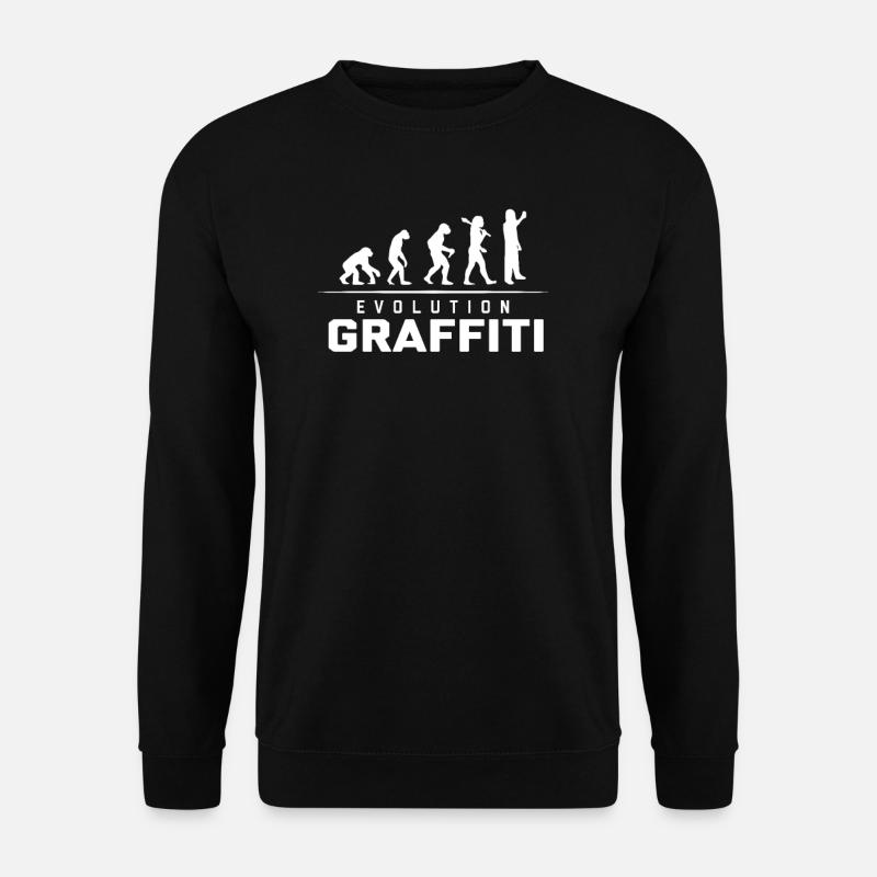 EVOLUTION OF GRAFFITI - Unisex Pullover - Schwarz