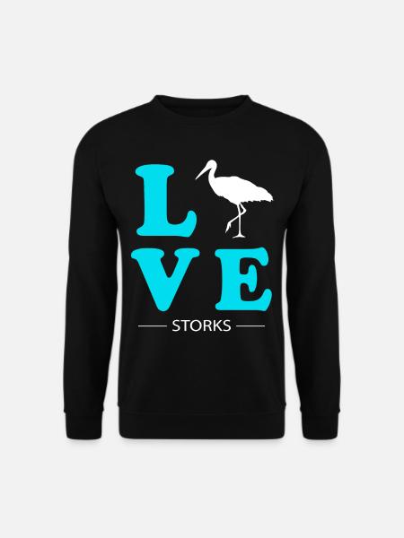 Stork - Unisex Sweatshirt - black