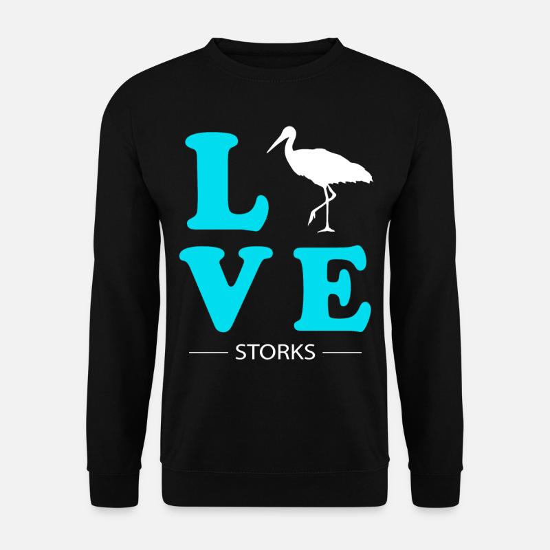 Stork - Unisex Sweatshirt - black