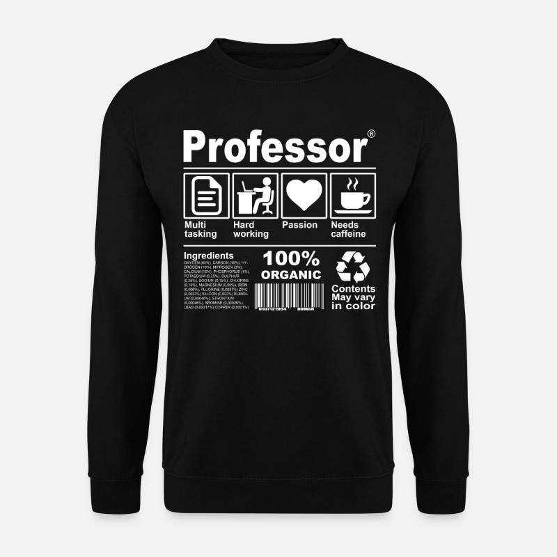 Professor - Unisex Pullover - Schwarz