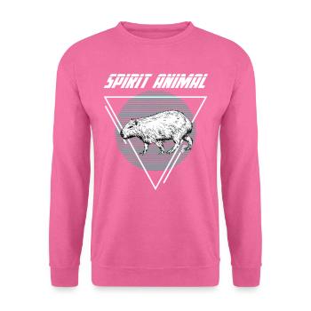 Capybara - Unisex Pullover - Pink - Vorne