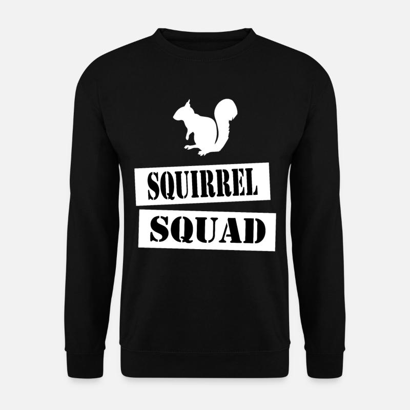 join the squirrel squad - Sweat-shirt Unisexe - noir