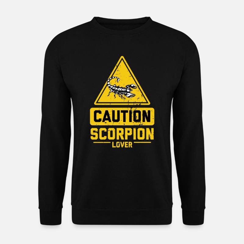 CAUTION Scorpion Lover - Unisex Pullover - Schwarz