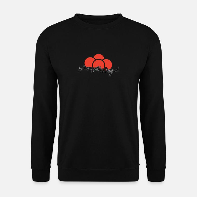Schwarzwald Bollenhut für Schwarzwaldmädel - Unisex Pullover - Schwarz