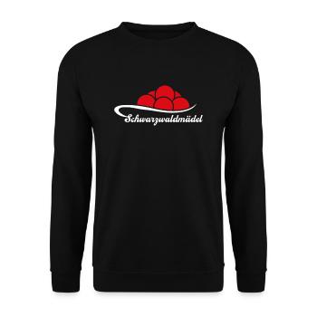 Bollenhut Forêt Noire pour les filles de la Forêt Noire - Sweat-shirt Unisexe - noir - Devant - Alina (178cm) & Michal (187cm)