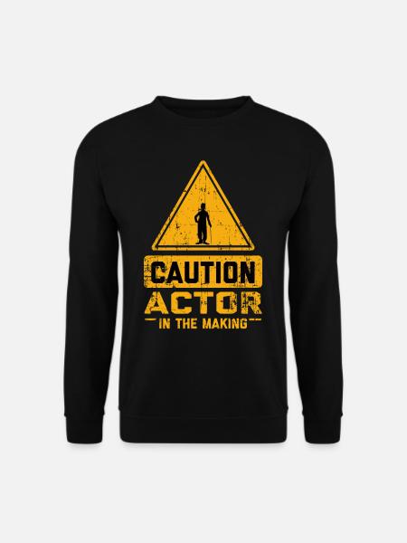 ATTENTION Acteur en devenir - Sweat-shirt Unisexe - noir