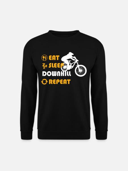 Downhill Graphic Tshirt - Unisex Sweatshirt - black
