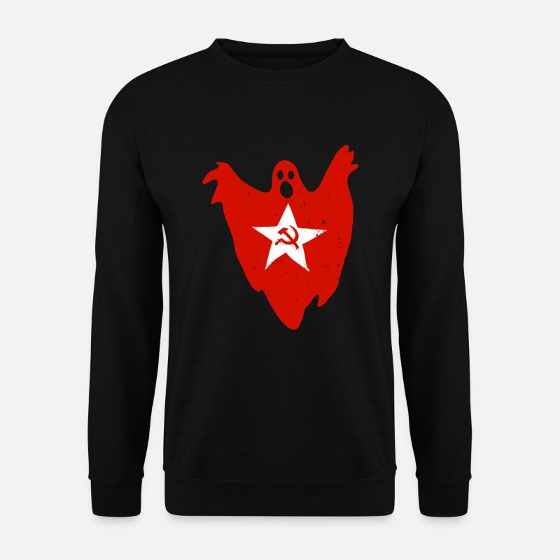 Gespenst des Kommunismus Geis Roter Stern - Unisex Pullover - Schwarz