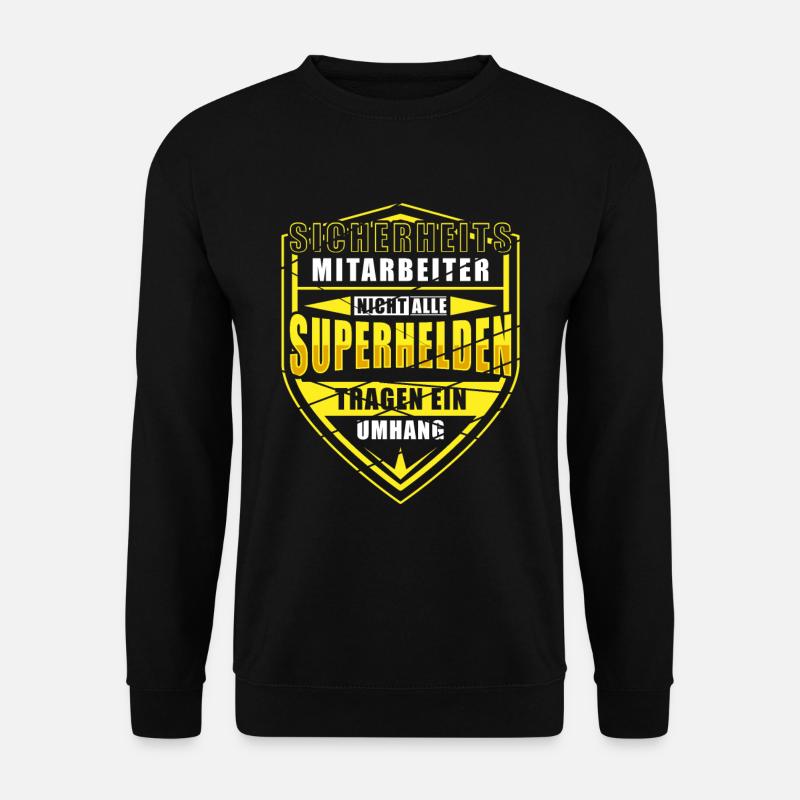 Security Sicherheitsmitarbeiter Arbeit Geschenk - Unisex Pullover - Schwarz