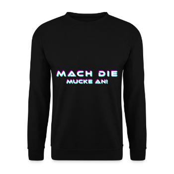 EDM Elektro Musik Lustig Techno Periodensystem - Unisex Pullover - Schwarz - Vorne - Alina (178cm) & Michal (187cm)