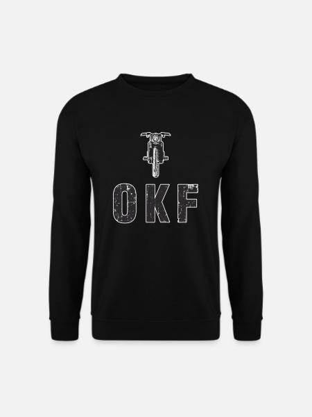 Mofa Mofaroller Mokick OKM Roller - Unisex Pullover - Schwarz