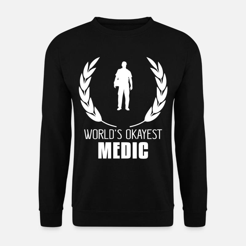 medic - Unisex Pullover - Schwarz