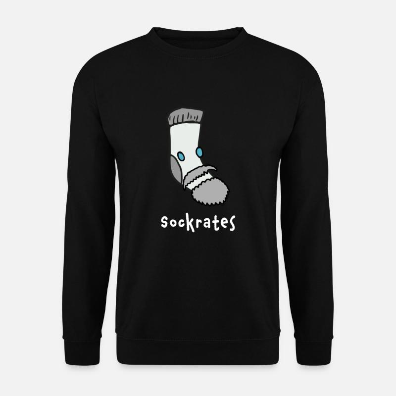 Philosoph Sokrates - Unisex Pullover - Schwarz