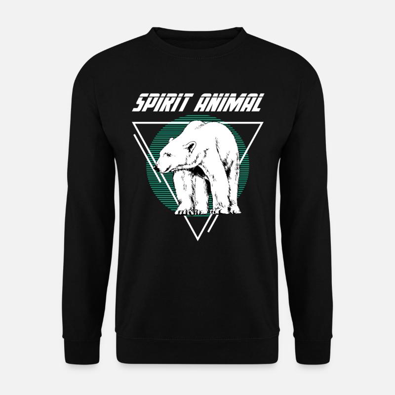 Polar bear - Unisex Sweatshirt - black