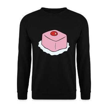 Punschkrapfen Autriche Vienne Oida - Sweat-shirt Unisexe - noir - Devant - Alina (178cm) & Michal (187cm)
