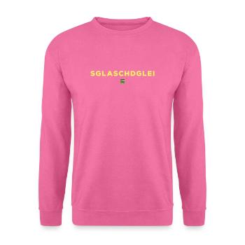 Dialecte de Saxe armoiries de Saxe Sglaschdglei - Sweat-shirt Unisexe - rose - Devant
