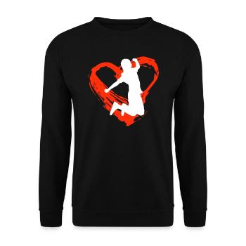 A Heart For Trampoline - Sweat-shirt Unisexe - noir - Devant - Alina (178cm) & Michal (187cm)