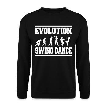 Evolution Swing Dance - Unisex Pullover - Schwarz - Vorne - Alina (178cm) & Michal (187cm)