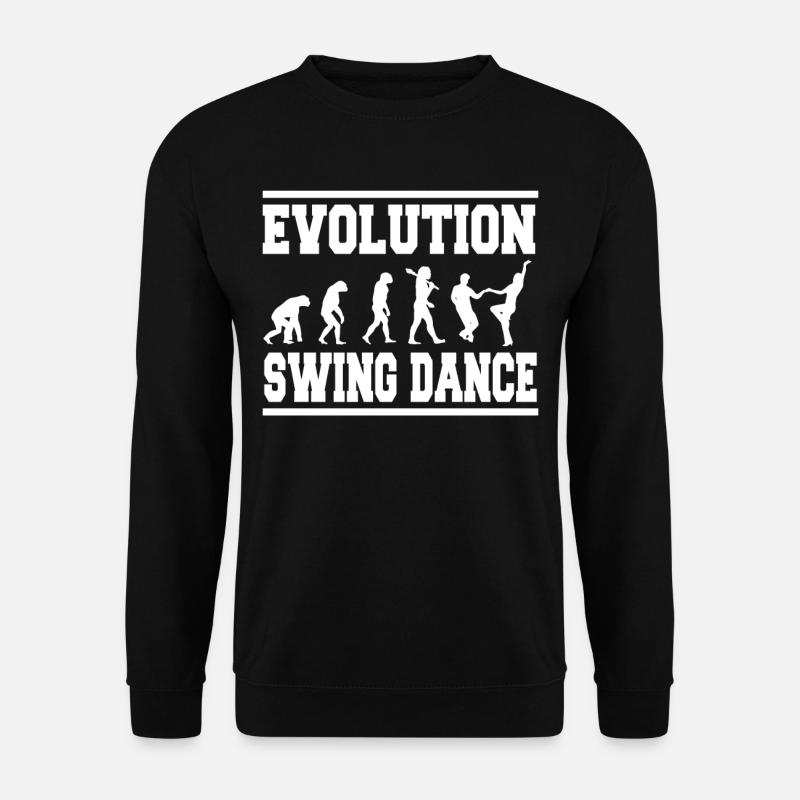 Evolution swing dance - Unisex Sweatshirt - black