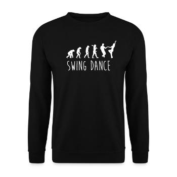 Swing Dance Evolution - Unisex Pullover - Schwarz - Vorne - Alina (178cm) & Michal (187cm)