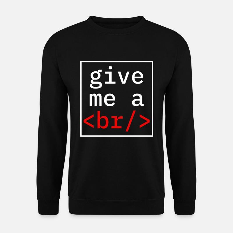 Coder Coding Pause Programmierer - Unisex Pullover - Schwarz