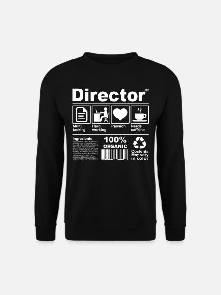 Director - Unisex Sweatshirt - black