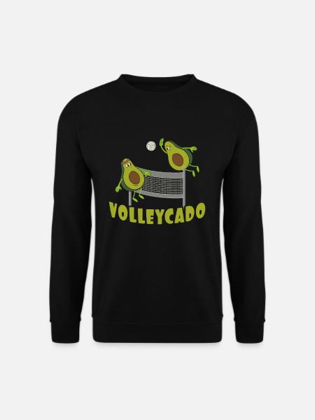 Volleyball Avocado Volleycado Volleyballer Sport - Unisex Pullover - Schwarz