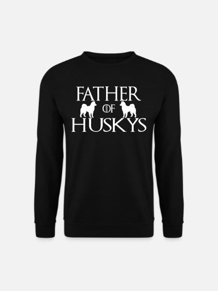 Father Of Huskys - Unisex Sweatshirt - black