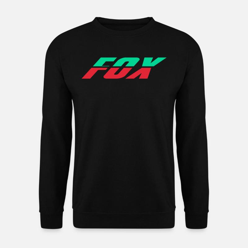 Fox Modern Design - Unisex Pullover - Schwarz
