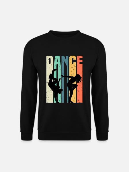 Breakdance Hip Hop Tanzen Tänzer Spruch Geschenk - Unisex Pullover - Schwarz