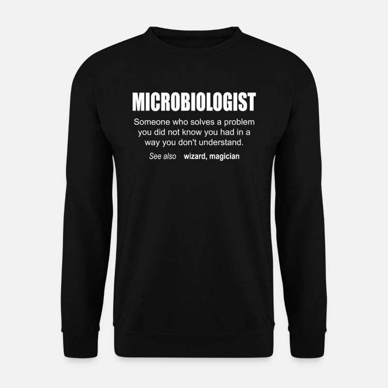 Microbiologist Description - Sweat-shirt Unisexe - noir