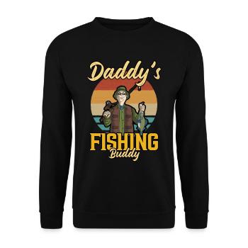 Pêche Pêche Poissons Drôle pêche - Sweat-shirt Unisexe - noir - Devant - Alina (178cm) & Michal (187cm)