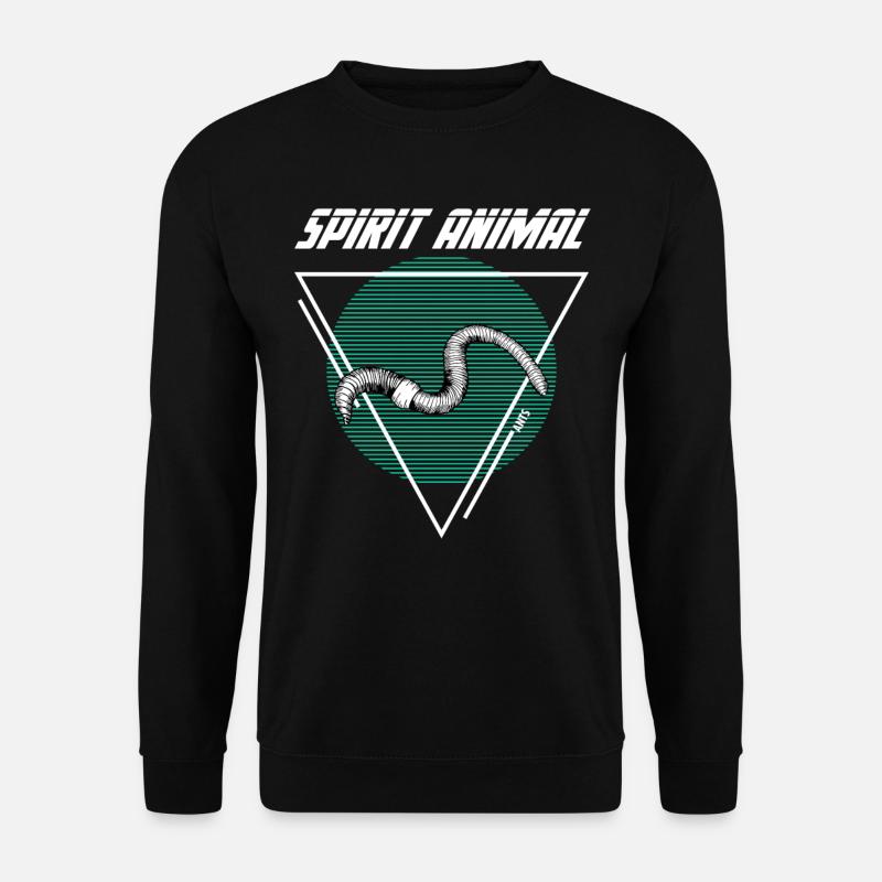 Worm - Unisex Pullover - Schwarz