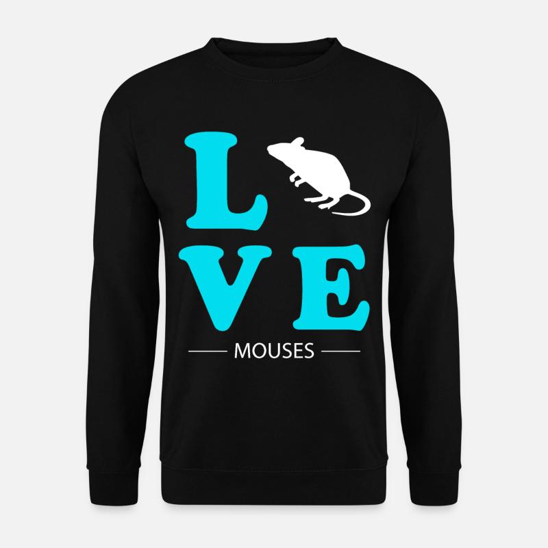 mouse - Unisex Sweatshirt - black