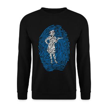 Dans My Dna Waitress T-shirt - Sweat-shirt Unisexe - noir - Devant - Alina (178cm) & Michal (187cm)