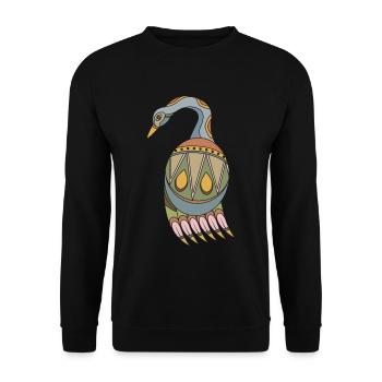 Oies Signes du zodiaque Amérindiens - Sweat-shirt Unisexe - noir - Devant - Alina (178cm) & Michal (187cm)