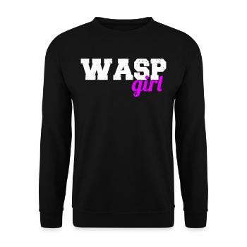 Wasp girl - Unisex Sweatshirt - black - Front - Alina (178cm) & Michal (187cm)