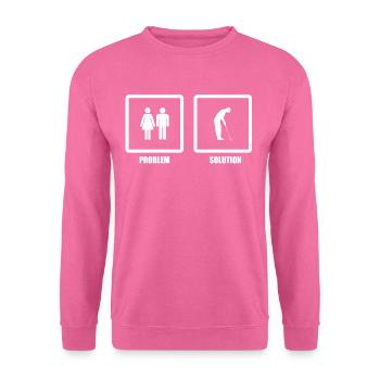 Problem Solved Minigolf - Unisex Pullover - Pink - Vorne