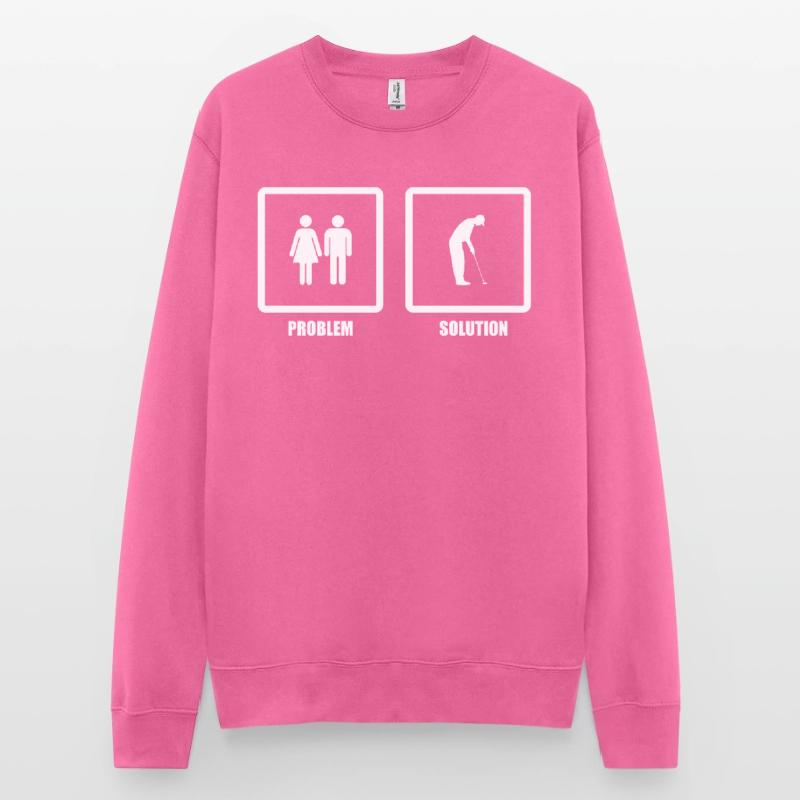 Problem Solved Minigolf Unisex Sweatshirt