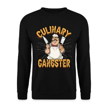 Cuisine Restaurant Gastronomie Bonnet de cuisine - Sweat-shirt Unisexe - noir - Devant - Alina (178cm) & Michal (187cm)